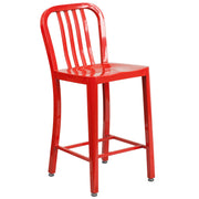 Flash Furniture CH-61200-24 Stool, 15 3/4" Wide - Red