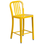 Flash Furniture CH-61200-24 Stool, 15 3/4" Wide - Yellow