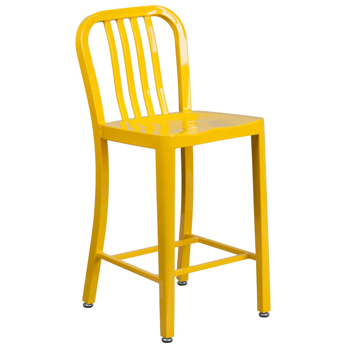 Flash Furniture CH-61200-24 Stool, 15 3/4" Wide - Yellow