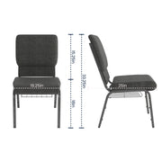 Flash Furniture FD-CH02185-GV Church Chair, 19 1/4" Wide - photo 5