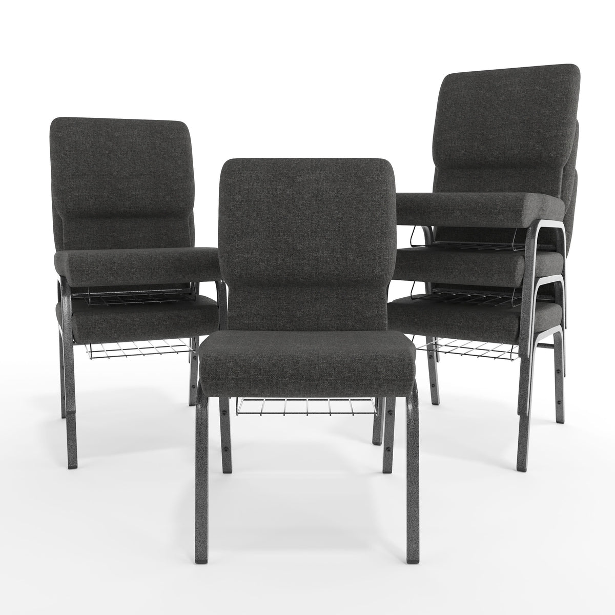 Flash Furniture FD-CH02185-GV Church Chair, 19 1/4" Wide - photo 7