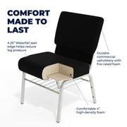 Flash Furniture XU-CH0221 Church Chair, 21 1/4" Wide - photo 3