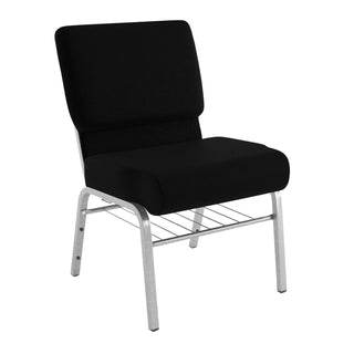 Flash Furniture XU-CH0221 Church Chair, 21 1/4" Wide - Black
