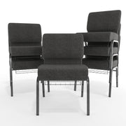Flash Furniture FD-CH0221-4-SV Church Chair, 21 1/4" Wide - photo 7