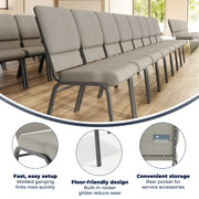 Flash Furniture FD-CH02185-SV Church Chair, 33 1/4" High - photo 3