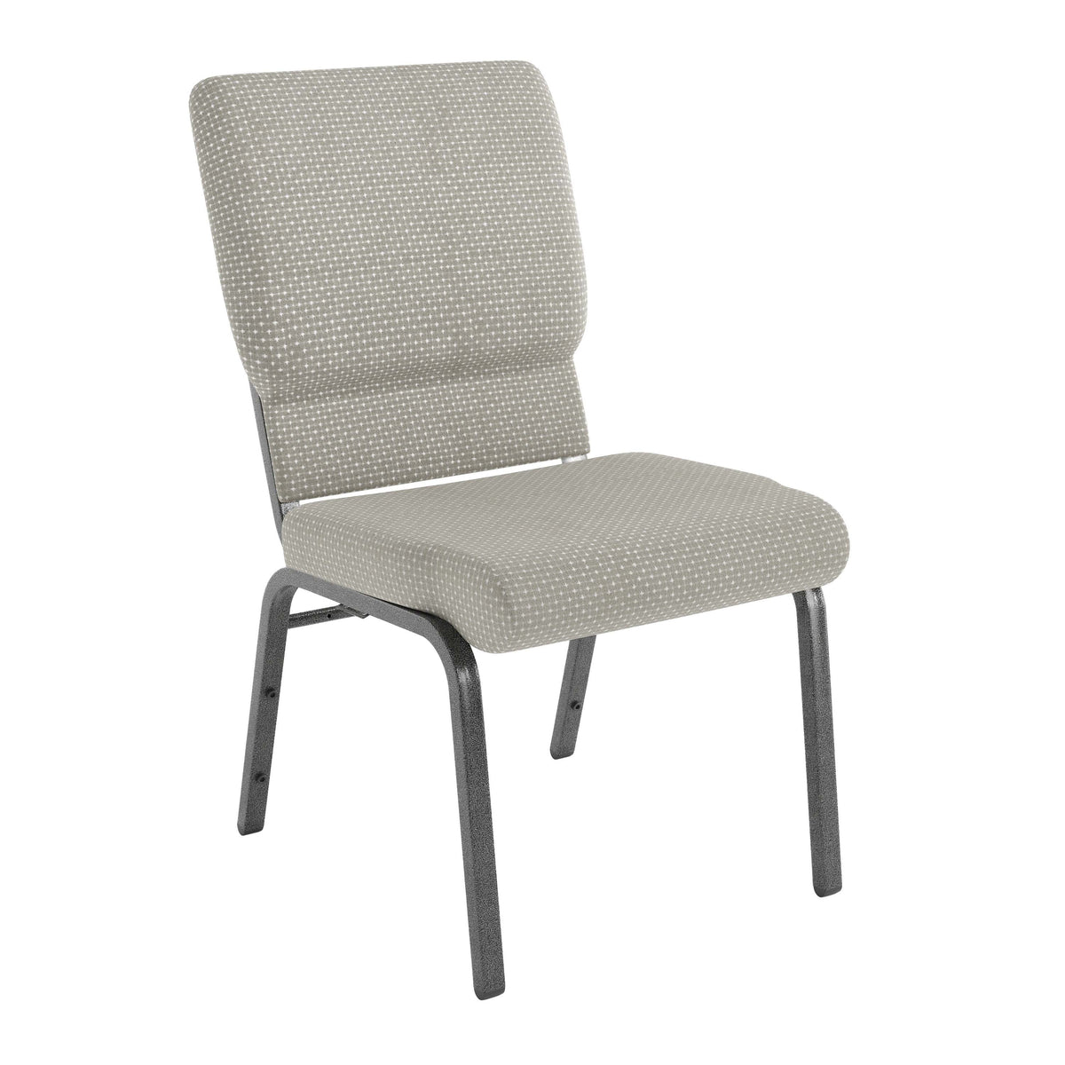 Flash Furniture FD-CH02185-SV Church Chair, 33 1/4" High - Gray Dot 18 1/2"