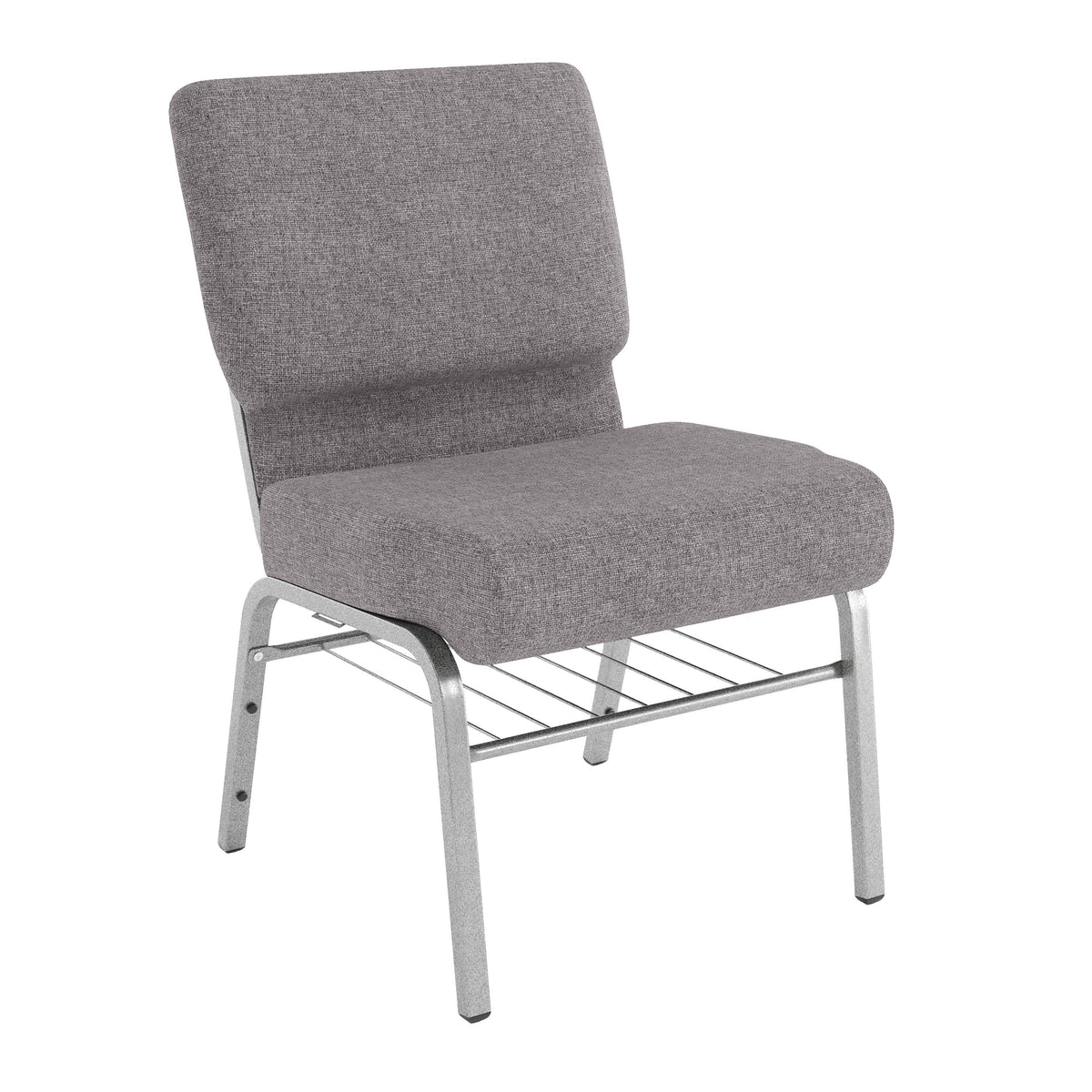 Flash Furniture XU-CH0221 Church Chair, 21 1/4" Wide - Gray