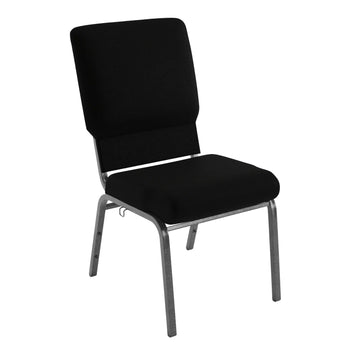 Flash Furniture PCHT185 Church Chair, 18 1/2" Wide - Black