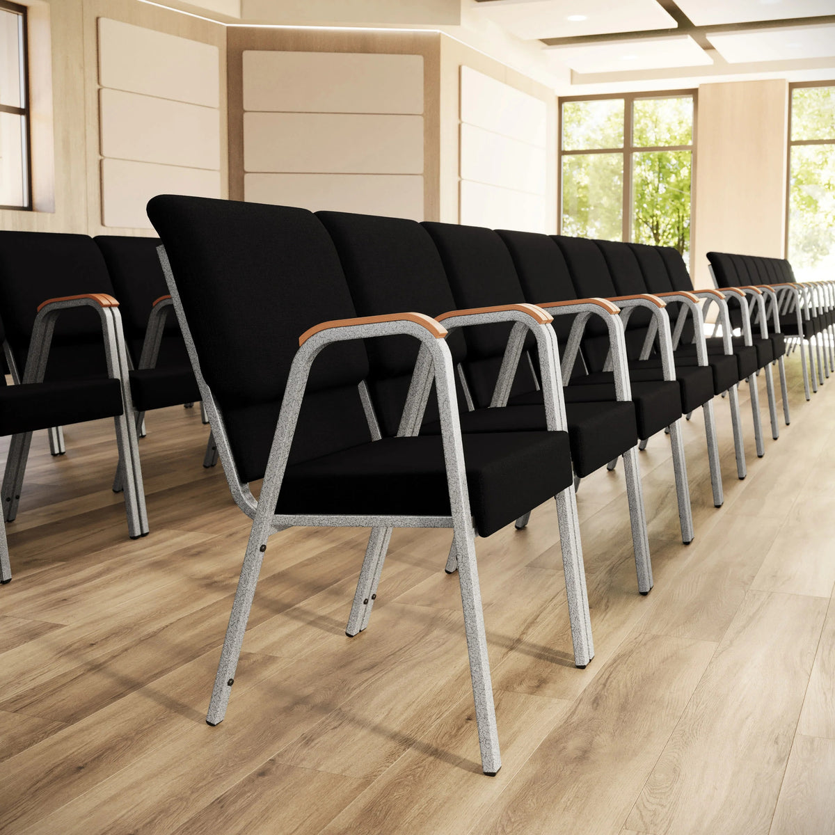 Flash Furniture XU-DG-60156 Church Chair, 21 1/2" Wide - photo 2