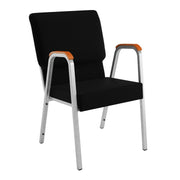 Flash Furniture XU-DG-60156 Church Chair, 21 1/2" Wide - Black