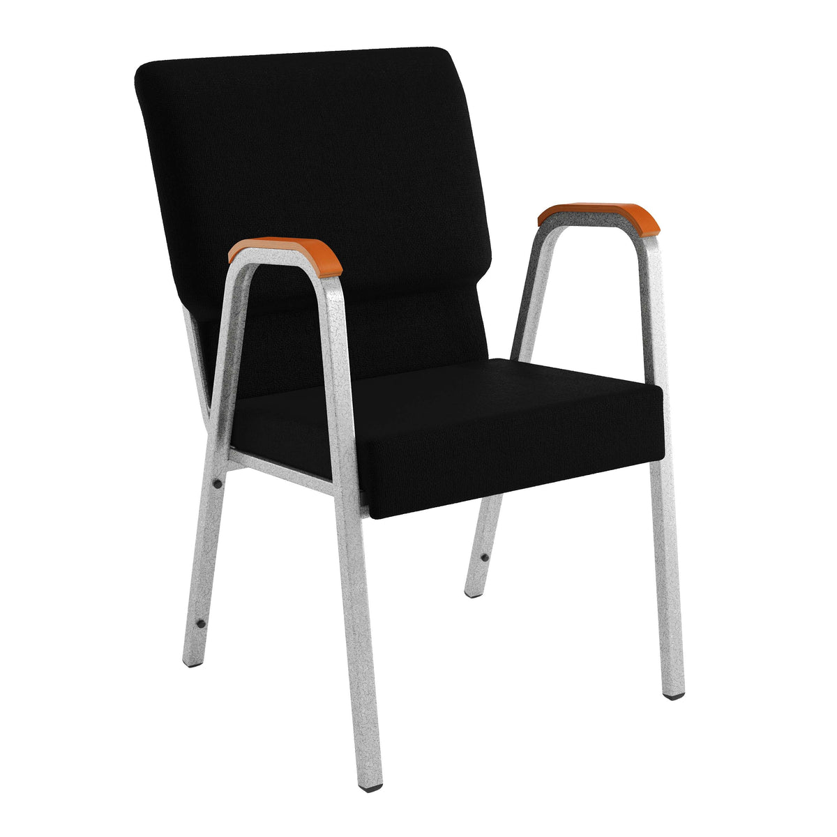 Flash Furniture XU-DG-60156 Church Chair, 21 1/2" Wide - Black