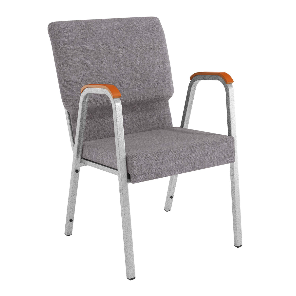 Flash Furniture XU-DG-60156 Church Chair, 21 1/2" Wide - Gray
