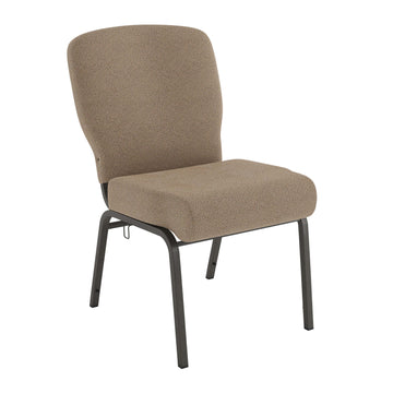 Flash Furniture PCRCB Church Chair, 20" Wide - Beige