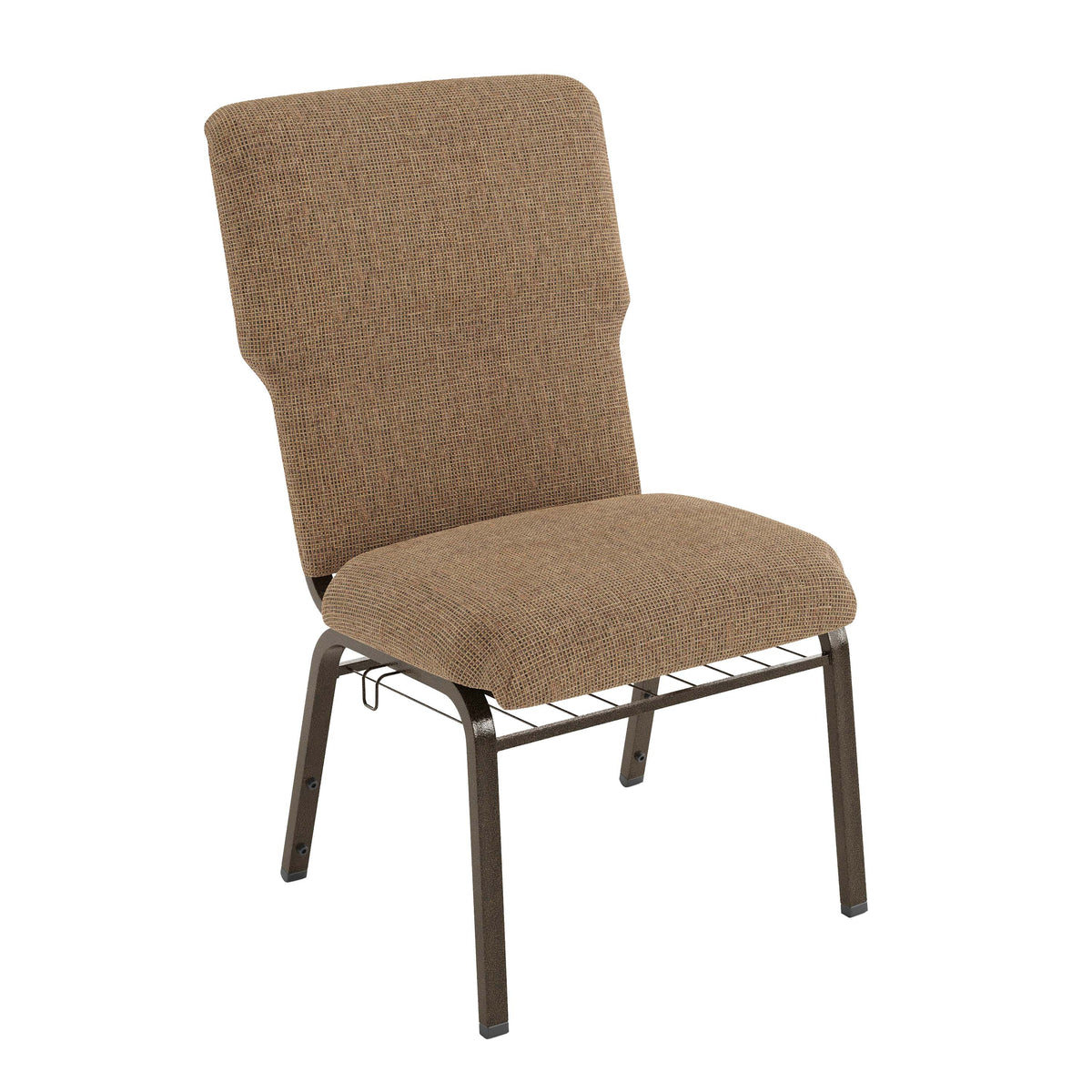 Flash Furniture EPCHT Church Chair, 21" Wide - Beige