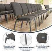 Flash Furniture SEPCHT185 Church Chair, 18 1/2" Wide - photo 2