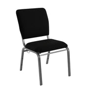 Flash Furniture SEPCHT185 Church Chair, 18 1/2" Wide - Black
