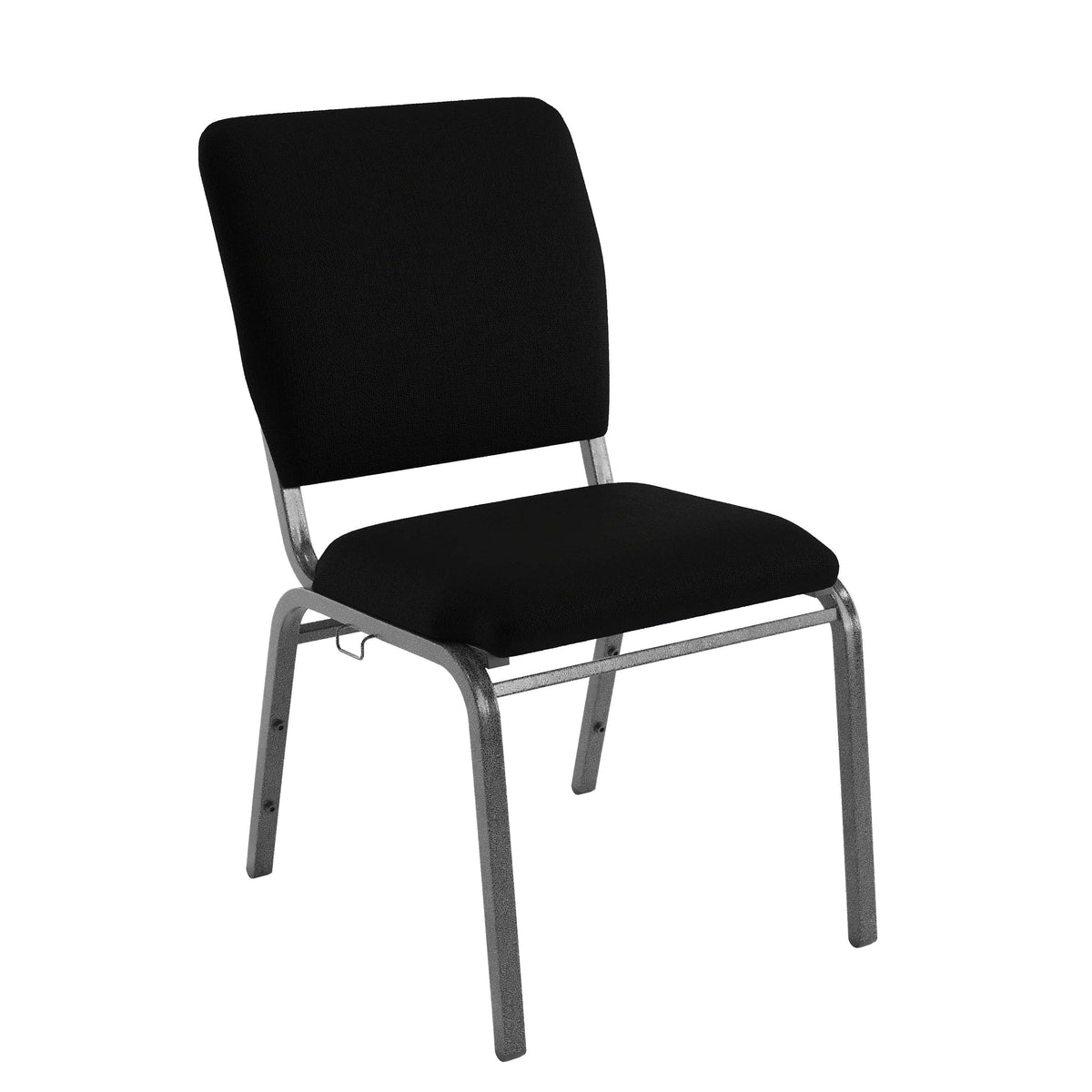 Flash Furniture SEPCHT185 Church Chair, 18 1/2" Wide - Black