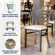 Flash Furniture XU-DG694BLAD-CLR Restaurant Chair, 16 1/2" Wide - photo 2