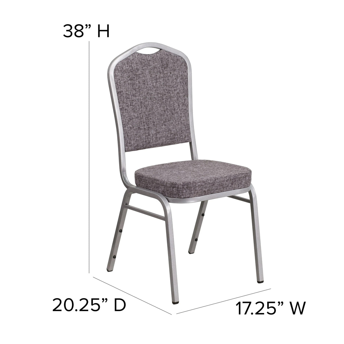 Flash Furniture FD-C01-SILVERVEIN Banquet Chair, 17 1/4" Wide - photo 8
