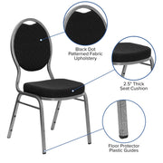 Flash Furniture FD-C04-SILVERVEIN-S076-GG Banquet Chair, 17 1/2" Wide - photo 2