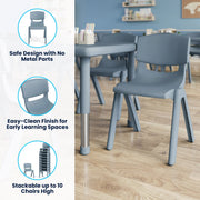 Flash Furniture 2-YU-YCX-003 Whitney Chair Set, 12 1/2" Wide, 2/Set - photo 4