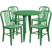 Flash Furniture CH-51090TH-4-18VRT Table, 30" Diameter - Green