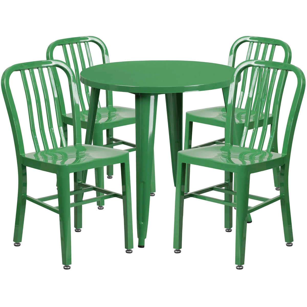 Flash Furniture CH-51090TH-4-18VRT Table, 30" Diameter - Green