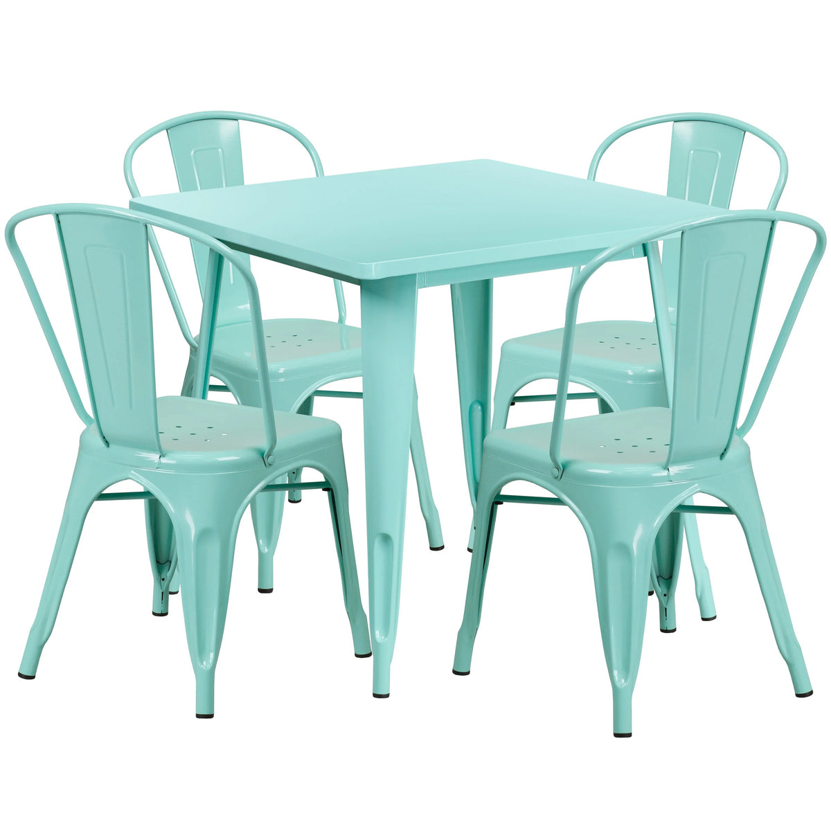 Flash Furniture ET-CT002-4-30 Table, 31 1/2" x 31 1/2" - 32" Mint Standard Height
