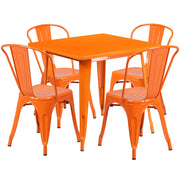 Flash Furniture ET-CT002-4-30 Table, 31 1/2" x 31 1/2" - 32" Orange Standard Height