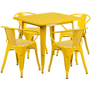 Flash Furniture ET-CT002-4-70 Table, 31 1/2" Wide - Yellow