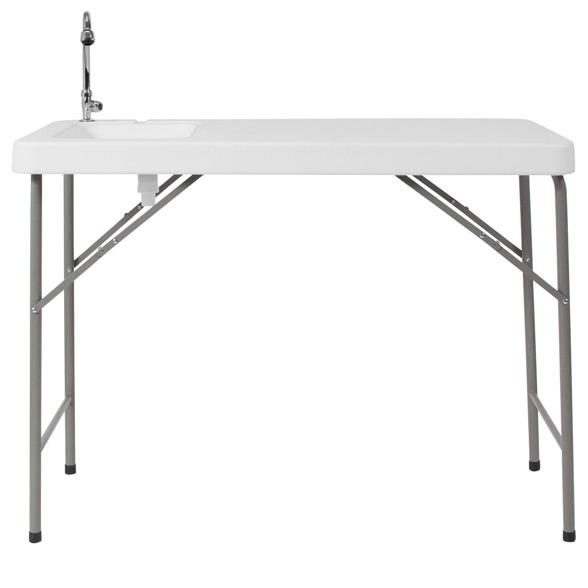 Flash Furniture DAD-PYZ-116-GG Folding Table, 23" x 45", White - photo 6