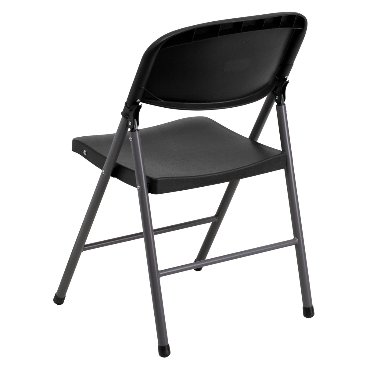 Flash Furniture DAD-YCD-50-GG Plastic Folding Chair, 19 1/4" Wide, Black - photo 5