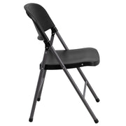 Flash Furniture DAD-YCD-50-GG Plastic Folding Chair, 19 1/4" Wide, Black - photo 7