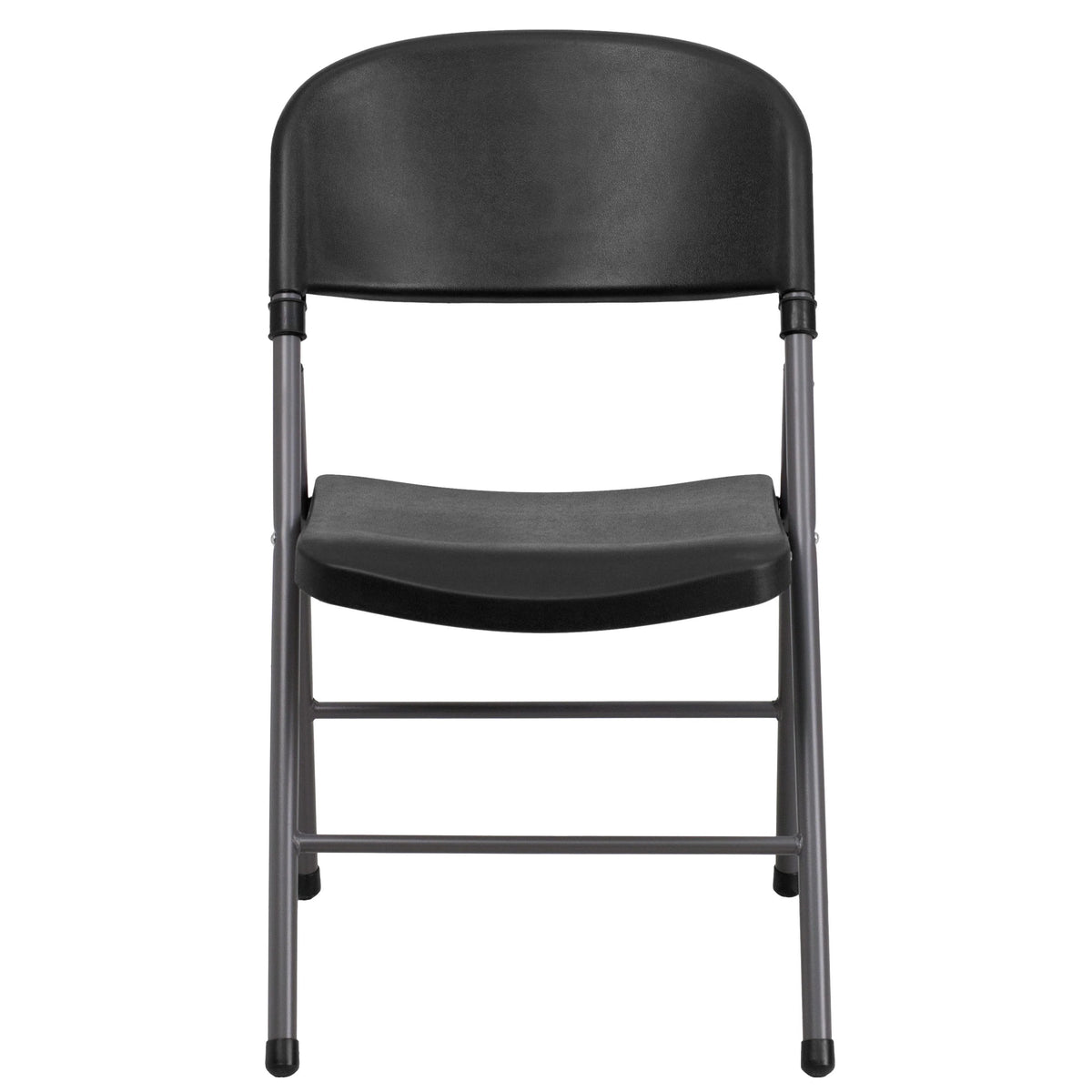 Flash Furniture DAD-YCD-50-GG Plastic Folding Chair, 19 1/4" Wide, Black - photo 8