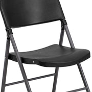 Flash Furniture DAD-YCD-50-GG Plastic Folding Chair, 19 1/4" Wide, Black - photo 9