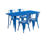 Flash Furniture ET-CT005-4-30 Table, 63" Wide - Blue