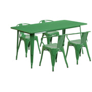 Flash Furniture ET-CT005-4-70 Table, 63" Wide - Green