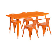 Flash Furniture ET-CT005-4-70 Table, 63" Wide - Orange