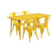 Flash Furniture ET-CT005-4-30 Table, 63" Wide - Yellow