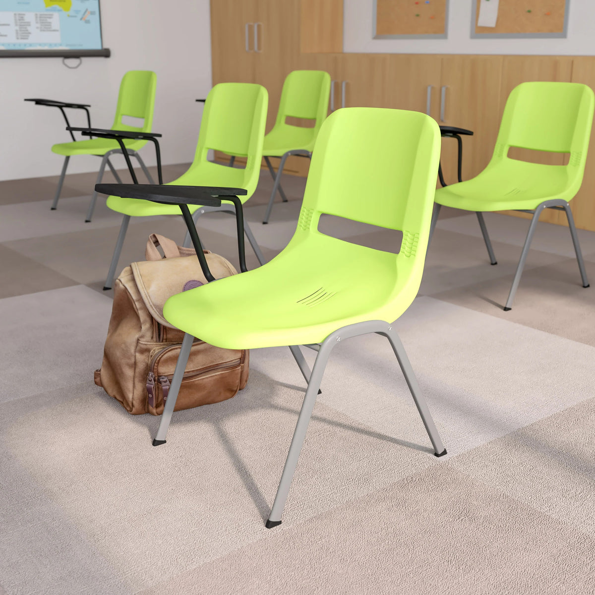 Flash Furniture RUT-EO1-GY-RTAB-GG Chair, 23" Wide, Gray - photo 6