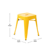 Flash Furniture ET-BT3503-18 Stool, 15 3/4" Wide, 4/Case - photo 5