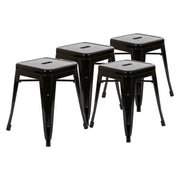 Flash Furniture ET-BT3503-18 Stool, 15 3/4" Wide, 4/Case - Black