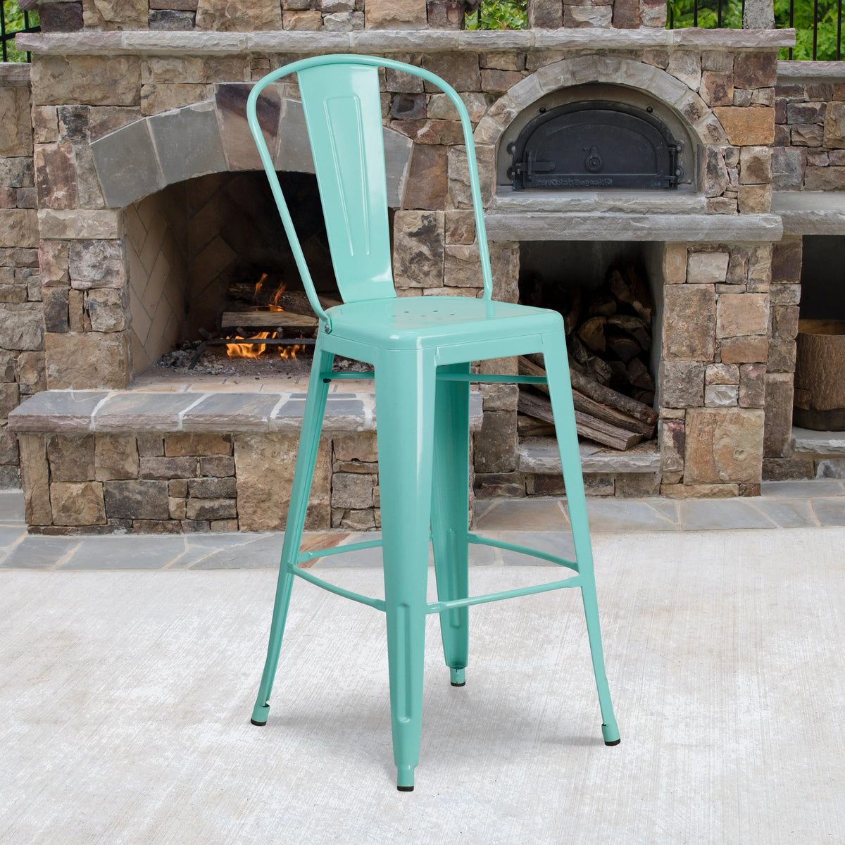 Flash Furniture ET-3534-30 Bar Stool, 17 3/4" Wide - photo 2