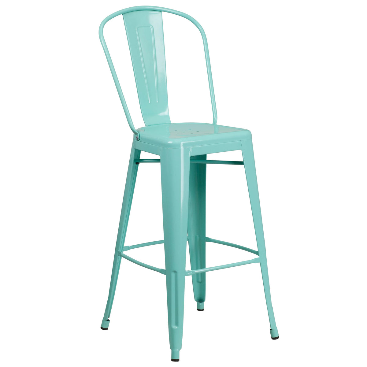 Flash Furniture ET-3534-30 Bar Stool, 17 3/4" Wide - Green Mint