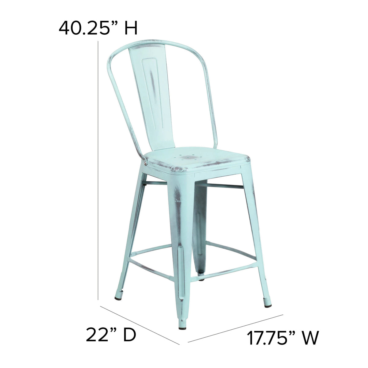 Flash Furniture ET-3534-24 Stool, 17 3/4" Wide - photo 3