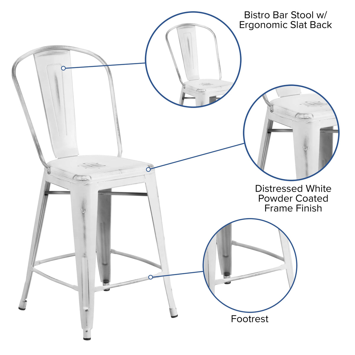 Flash Furniture ET-3534-24 Stool, 17 3/4" Wide - photo 8