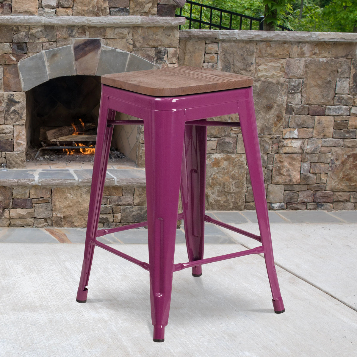 Flash Furniture ET-BT3503-24 Stool, 16" Wide - photo 2
