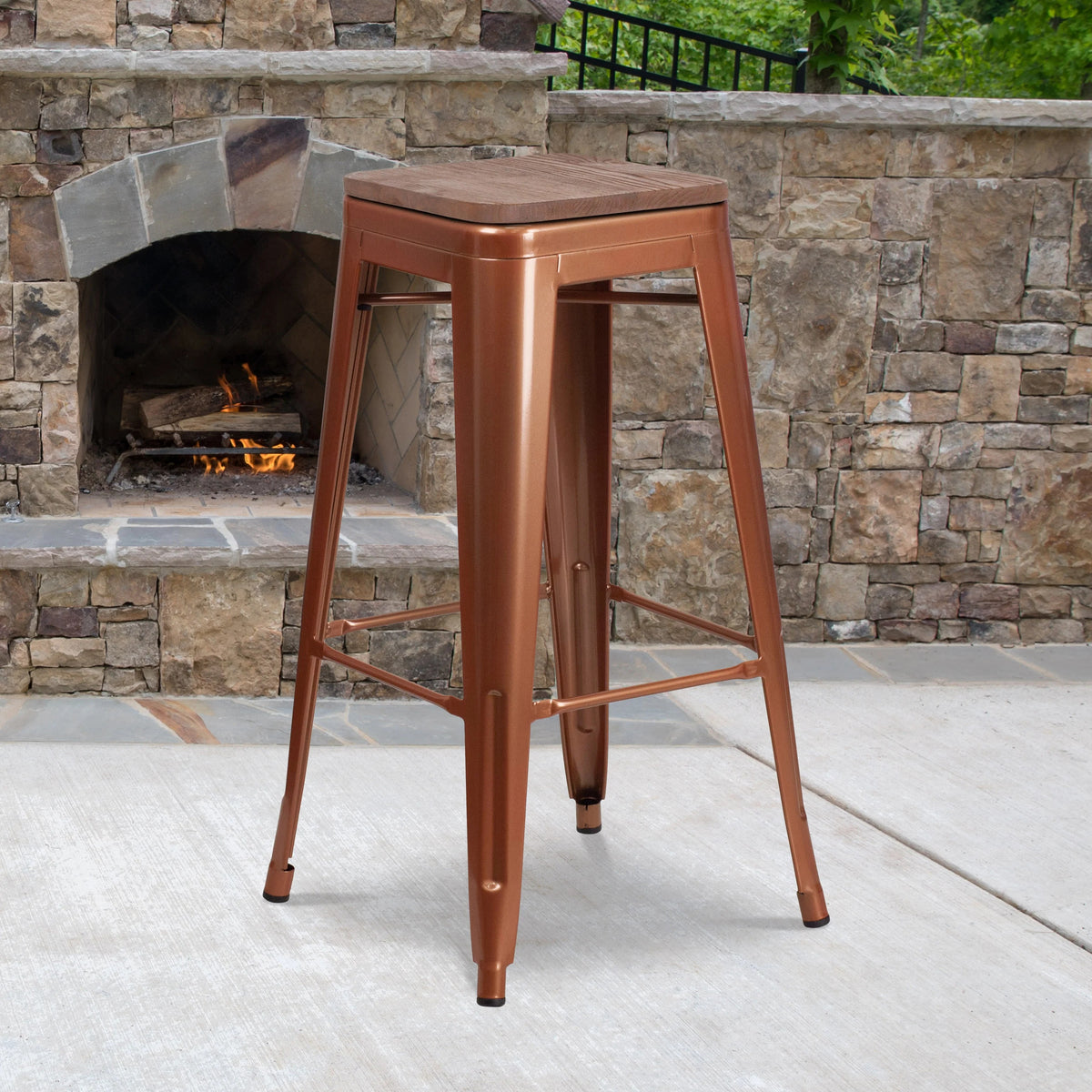 Flash Furniture ET-BT3503-30 Bar Stool, 17" Wide - photo 4