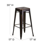 Flash Furniture ET-BT3503-30 Bar Stool, 17" Wide - photo 4