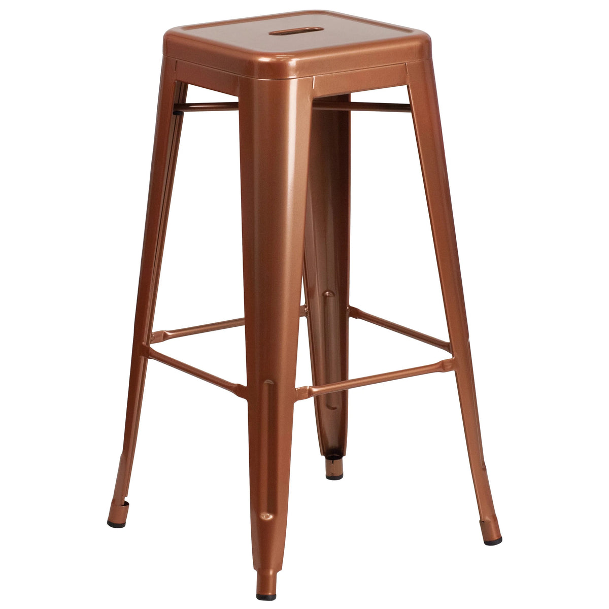 Flash Furniture Bar Stool, 17" Wide - Copper